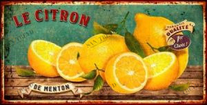 Tiffin лимоны 777.14 деколь 10х20 Kerama Marazzi sun-id-320118