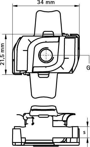 651867012 BIS RapidStrut® Канальные гайки с фиксатором (нерж.) монтаж в профиле Strut walraven  - Вид №1