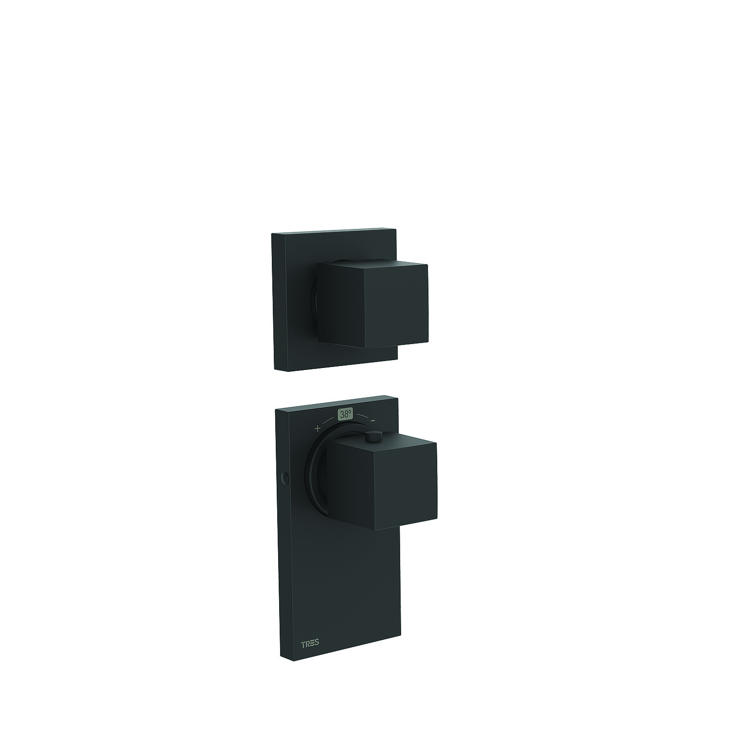BLOCK SYSTEM Grifo termostático empotrado de 2 vías Block System-20625299NM TRES Thermostatic