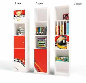 Стеллаж ABC-KING 03 La-Man красный