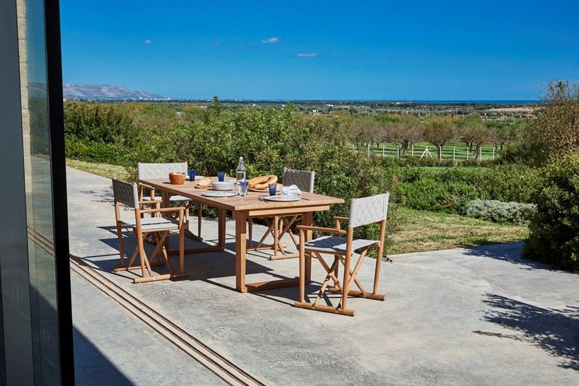 Unopiù Раздвижной прямоугольный стол из тика Ocean Cotare - Вид №3