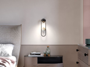 Металлический светодиодный настенный светильник