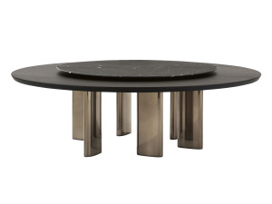 Круглый мраморный стол