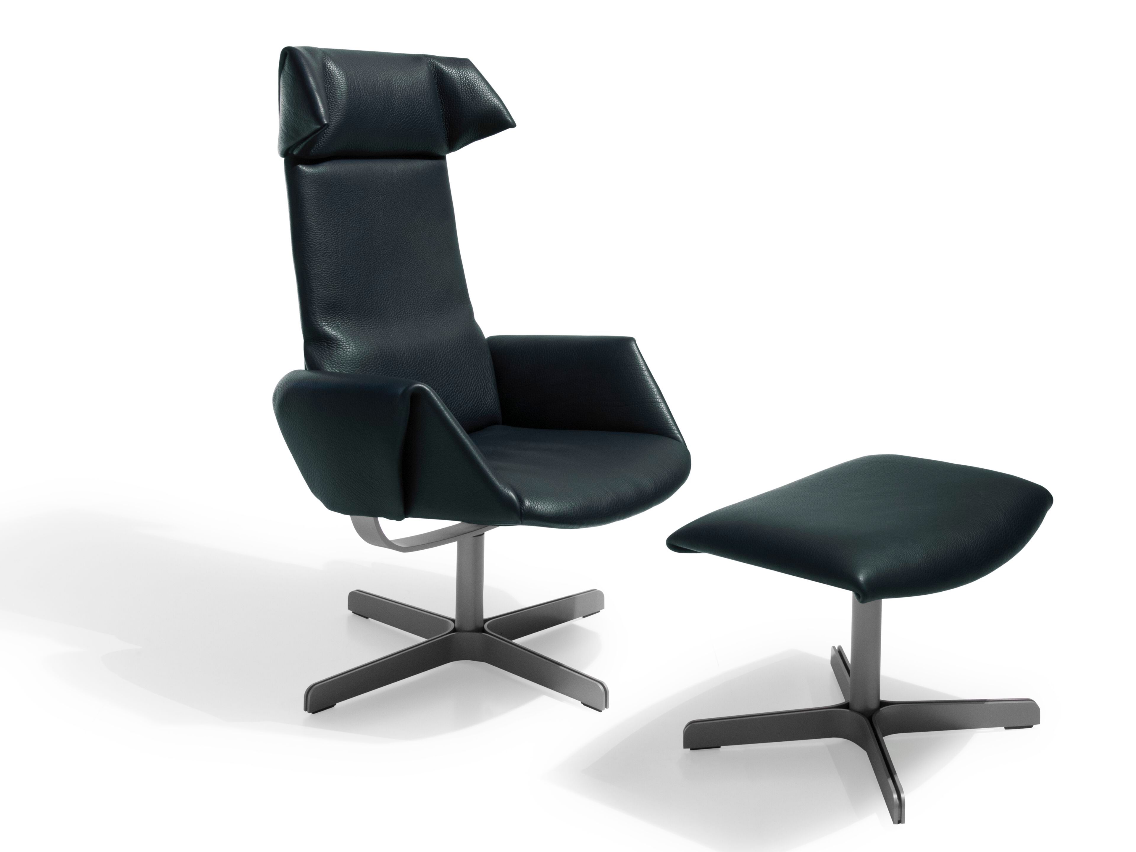 Кожаное кресло с откидывающейся спинкой с подголовником de Sede DS-343 ARCH-00056366