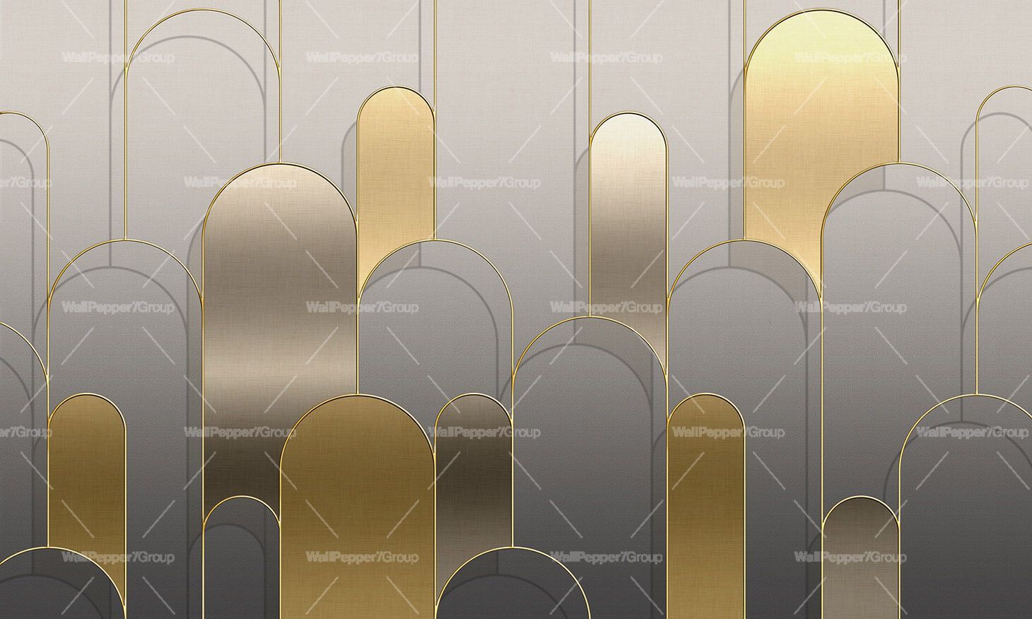 Геометрические обои ПВХ бесплатно, экологически чистые, моющиеся WallPepper LUX ARCH-00151157