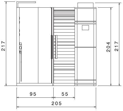 Gruppo Geromin Сауна с душем Cuna sun-id-1359018 - Вид №1