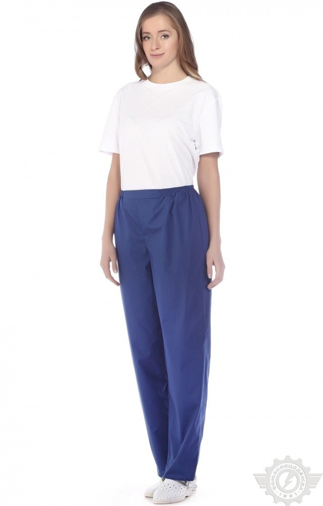65578 Брюки женские василек  Медицинская одежда  размер 56/158-164 Спецодежда  - Вид №2
