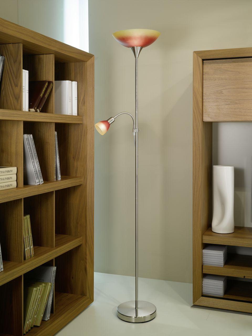 Торшер Eglo Up 4 86654 EGLO  081455 Оранжевый;хром  - Вид №1