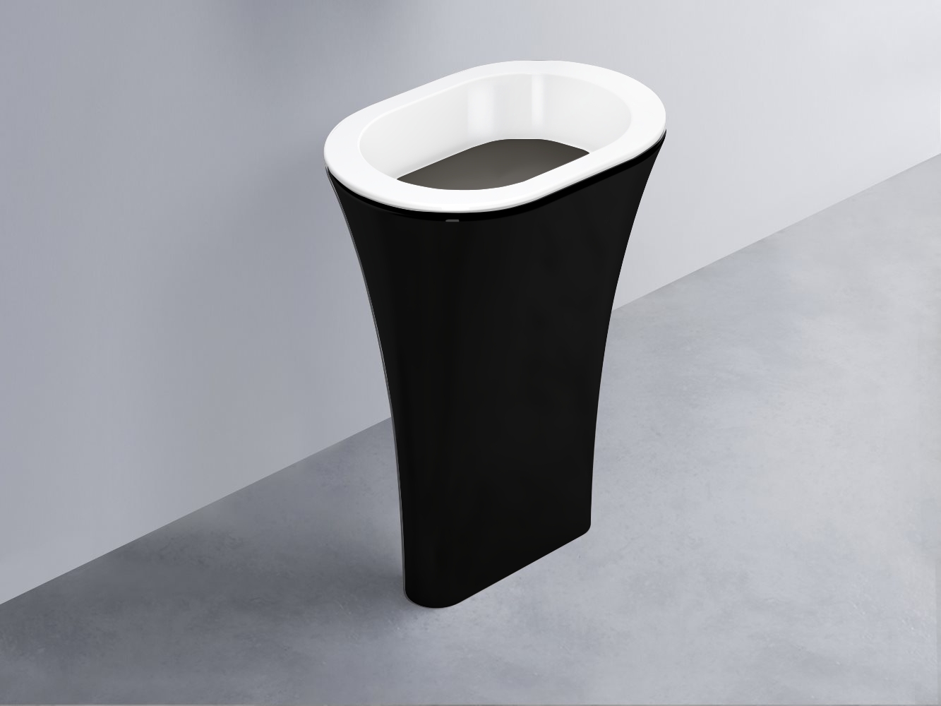 AMLA65-BL+AMPILO-FN+AMCOLO-N Раковина Amedeo Ovale отдельностоящая cielo Enjoy + Amedeo Ceramica Cielo