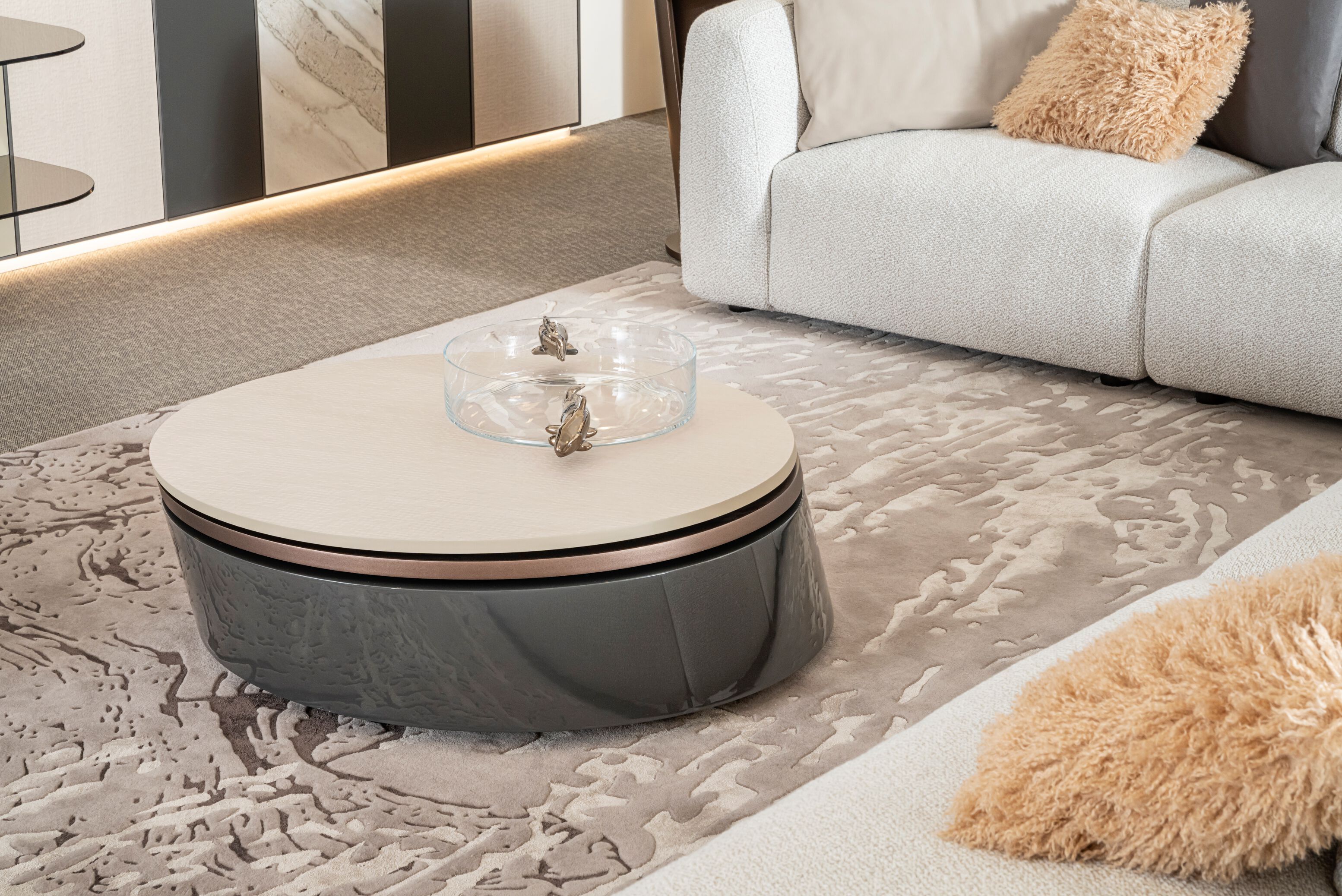 Прямоугольный ковер из шерсти и вискозы Bizzotto Italia Нара ARCH-00144737 - Вид №4