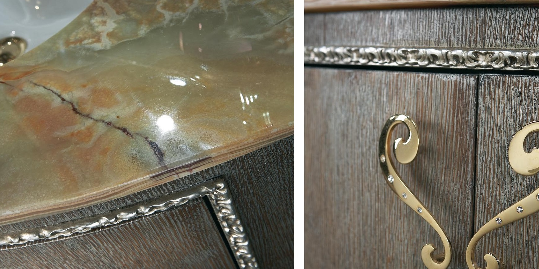 Комплект мебели для ванной 55/1 LINEATRE QUADRO’ 551 - Вид №4