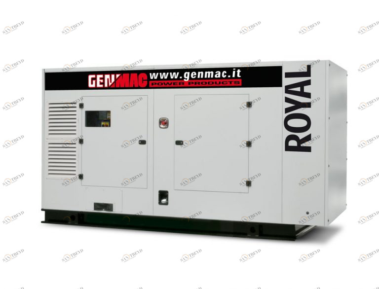 Генератор газовый GenMac ROYAL-GAS G150DSS NG в кожухе sun-id-1035195