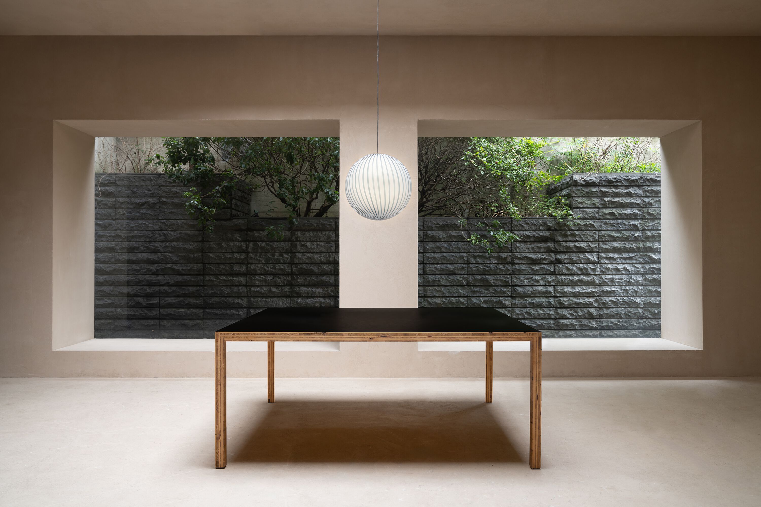 Квадратный стол для совещаний из ели Established&Sons Table ARCH-00013993 - Вид №1