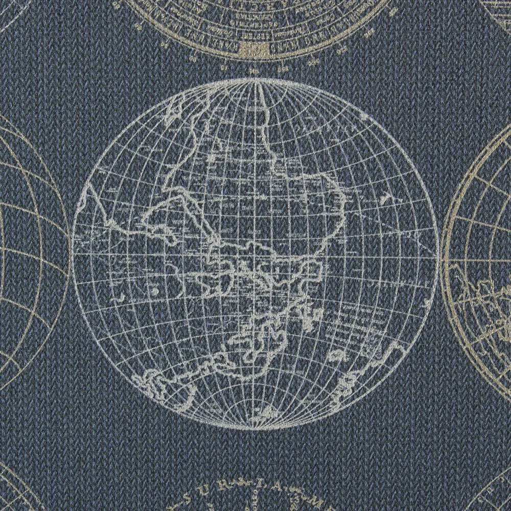 Обои на флизелиновой основе Карты 1.06х10 м цвет синий VS 998214 Victoria Stenova Путешествие STLM-2059761 - Вид №1