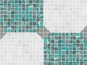 Внутренняя и наружная стеклянная мозаика