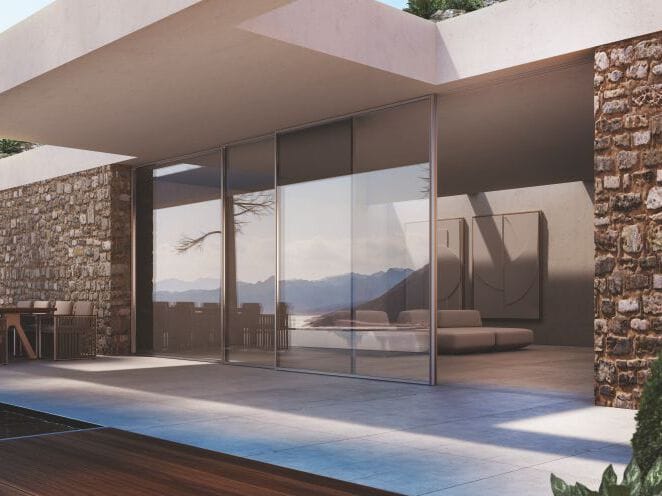 Раздвижные окна с термической резкой Alumil Supreme systems ARCH-00054087