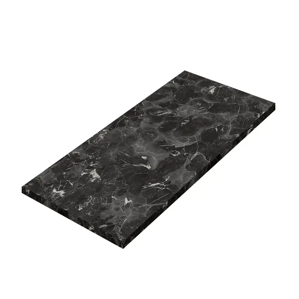 Столешница кухонная Кунгур 120x60x3.8 см KONSENSA ДСП цвет черный ДСП Прямой угол STLM-2206946 - Вид №3