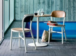 Magis Стул из фанерованной древесины Pipe