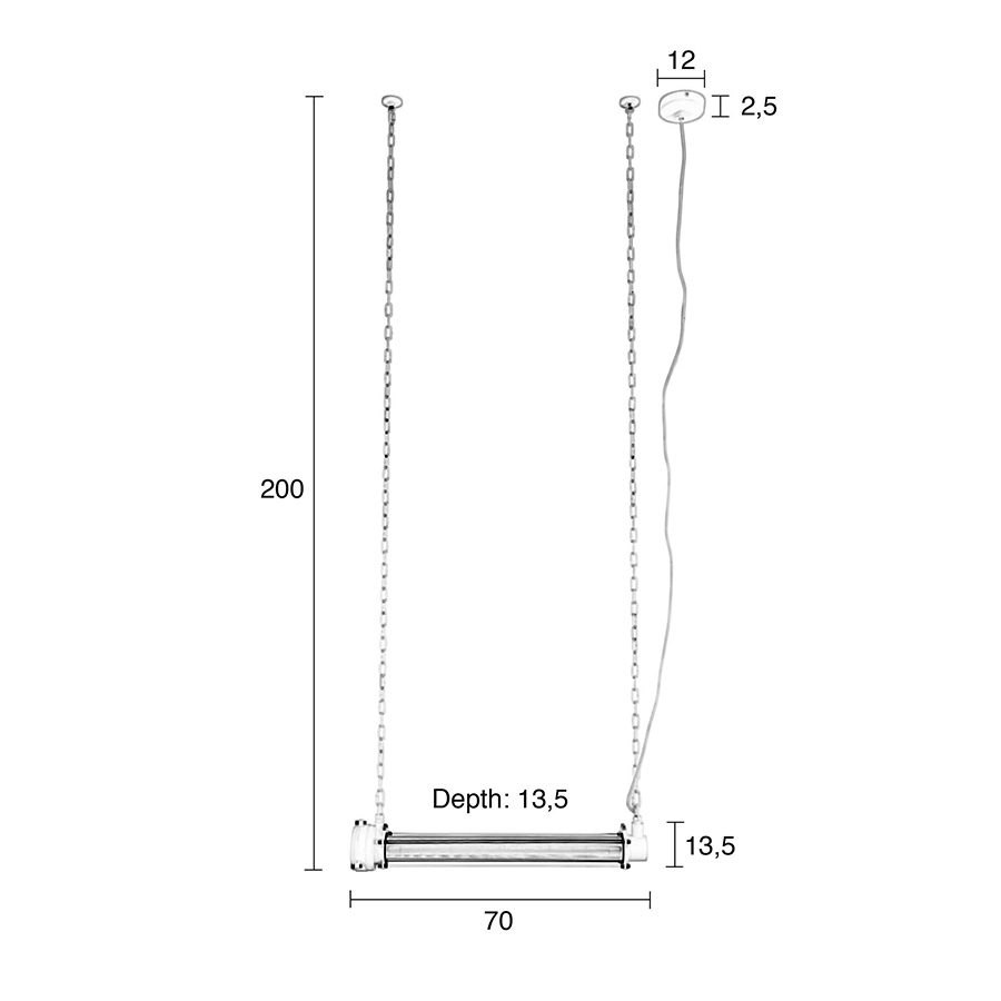 Лампа подвесная Prime L, белая Zuiver 5300124 - Вид №8