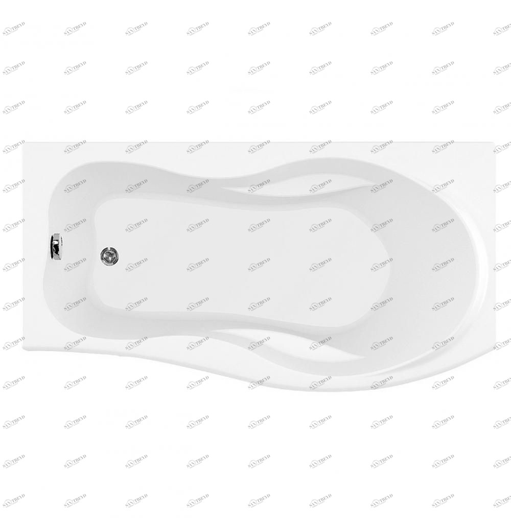 Акриловая ванна Aquanet Borneo 170x90 R 00164626