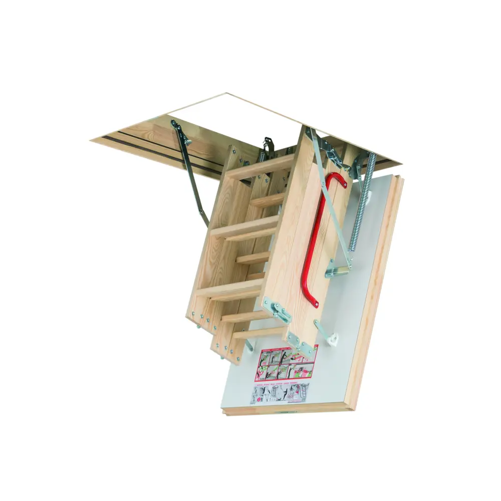 Лестница чердачная складная с секциями LTK 2.8 м 60х100 см Fakro STLM-2190861 - Вид №1