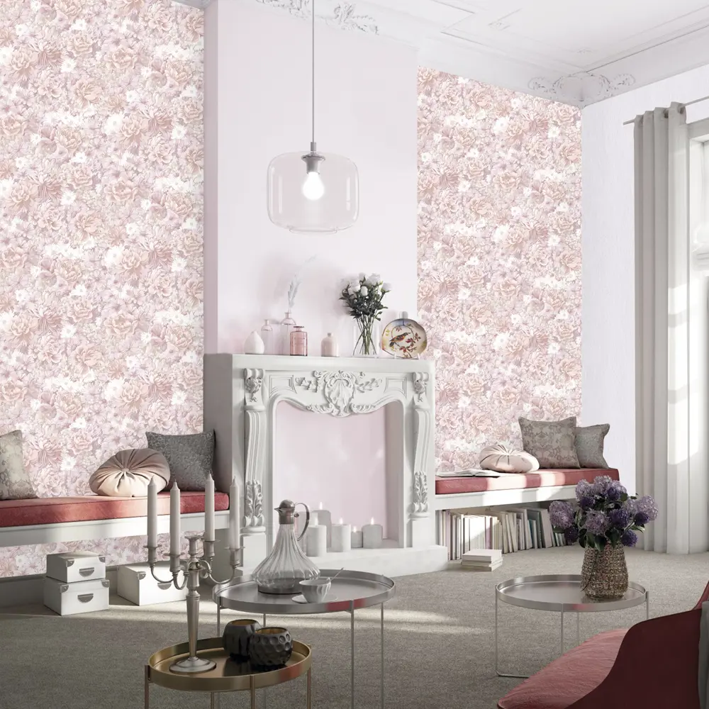 Обои флизелиновые Erismann Light2 фиолетовые 1.06 м 4591-4 Light 2 vol.4 STLM-2181339 - Вид №2