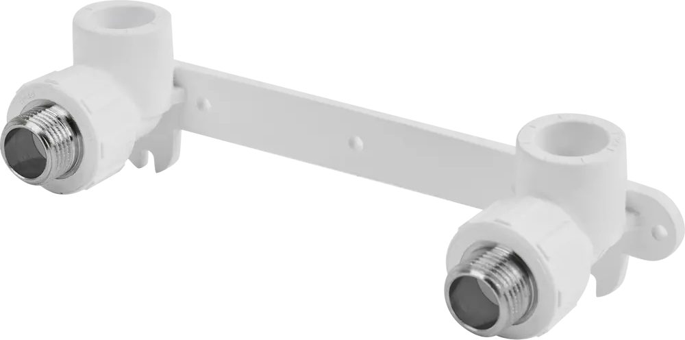 Двойной угольник Политэк для смесителей 1/2"x20 мм 85358386