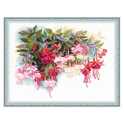 1398 Набор для вышивания Фуксия 40 х 30 см RIOLIS Сотвори Сама 