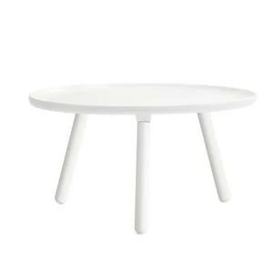 Стол Tablo большой 42 x D78 cm, белый-белые ножки