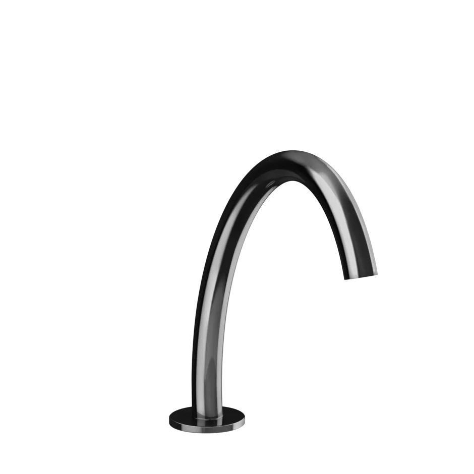 Носик для умывальника 66021 706 Gessi Origini ЧЕРНЫЙ МЕТАЛЛ PVD 66021706