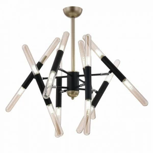 Люстра подвесная черная Edera FR5006PL-16B FREYA ДИЗАЙНЕРСКИЕ, MODERN 00-3956362 Черный