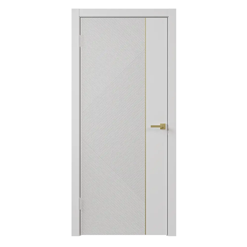 Santreyd Соло 4 - межкомнатная дверь с золотыми молдингами 89385989 STLM-1344837