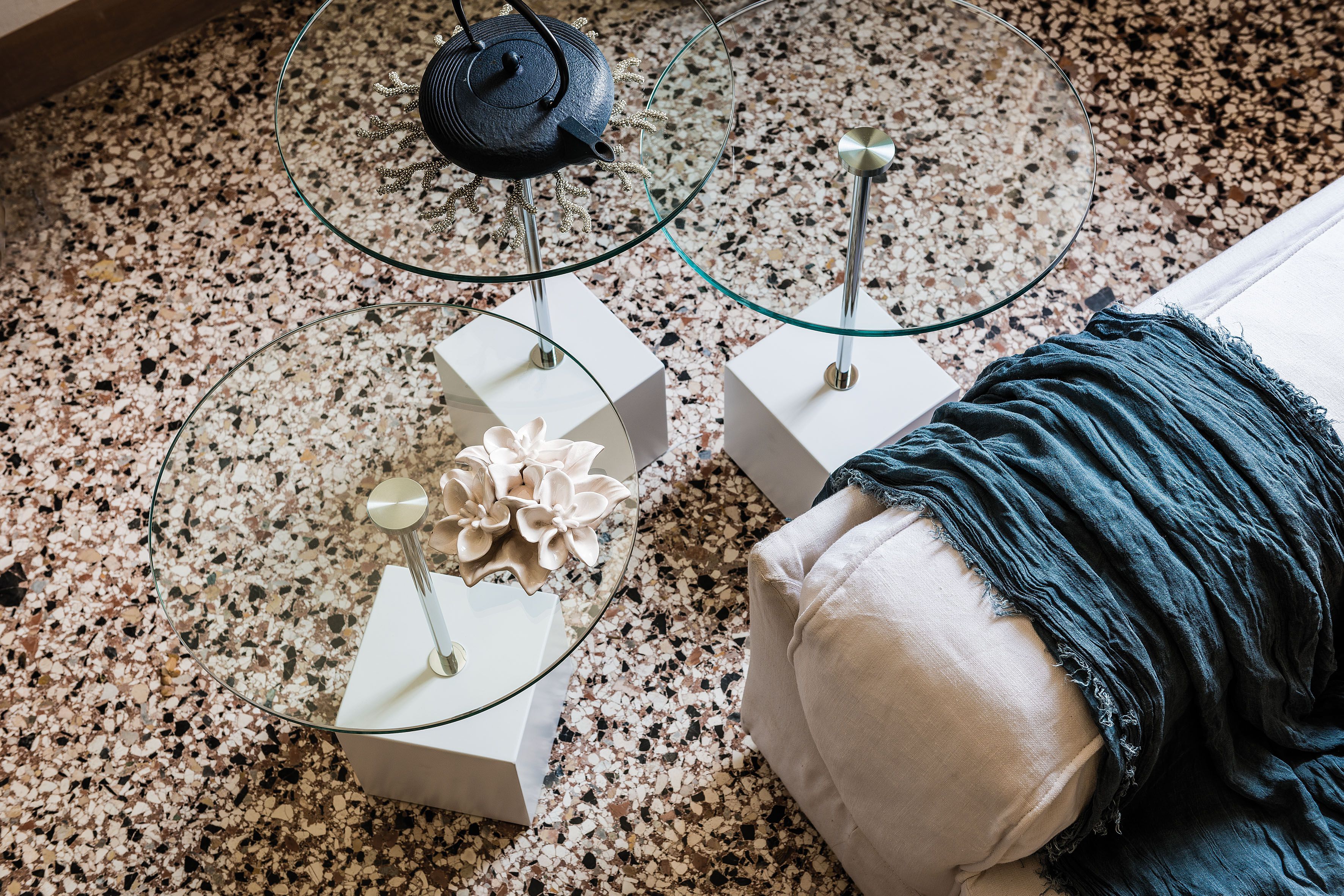 Круглый Хрустальный журнальный столик Cattelan italia AXO ARCH-00138112 - Вид №2