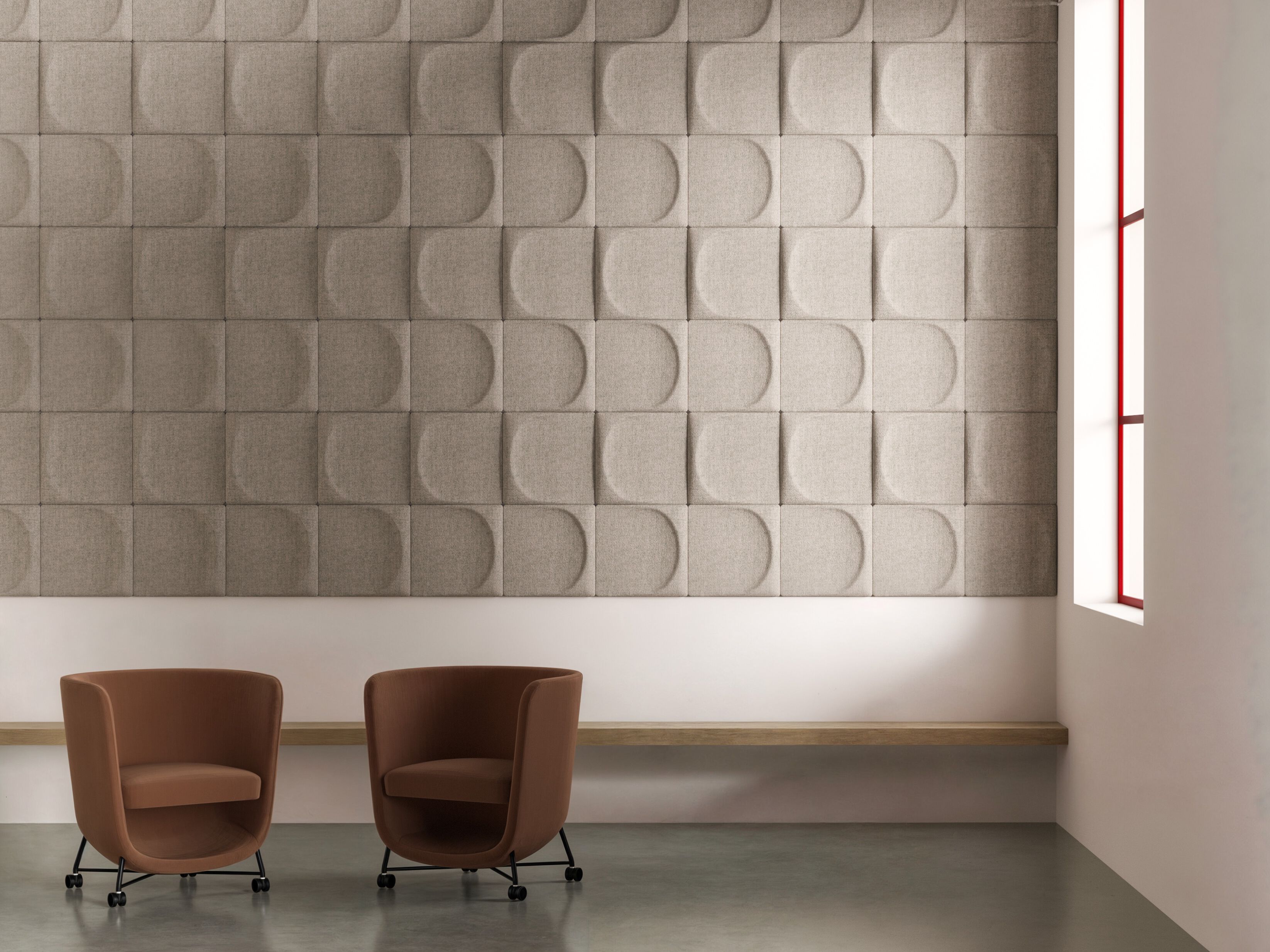 Акустическая панель из ткани для офиса Bla Station DRIP ARCH-00150797