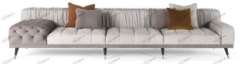 Gianfranco Ferré Home 3-х местный тканевый диван Highlander sun-id-1454853