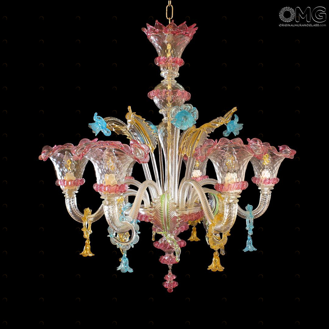 4854 ORIGINALMURANOGLASS Люстра Хрустальные Побеги - Классик - муранское стекло OMG  см CLASSICO