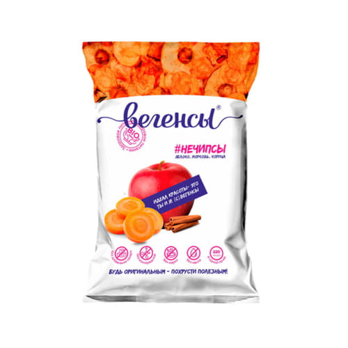 Смесь Нечипсы морковь яблоко корица Вегенсы 40 г Santreyd 13551