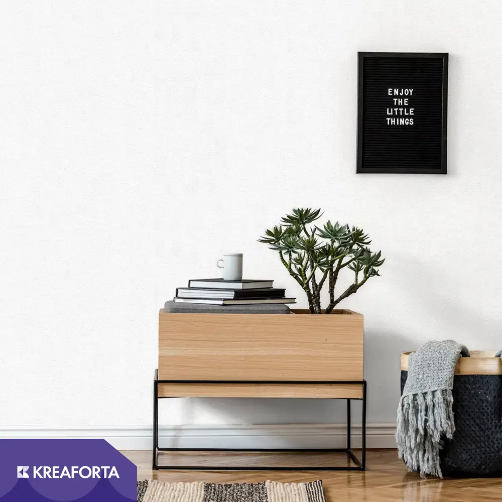 Обои флизелиновые KREAFORTA Дождик белые 1.06 м 44014-11 STLM-2009894 - Вид №2