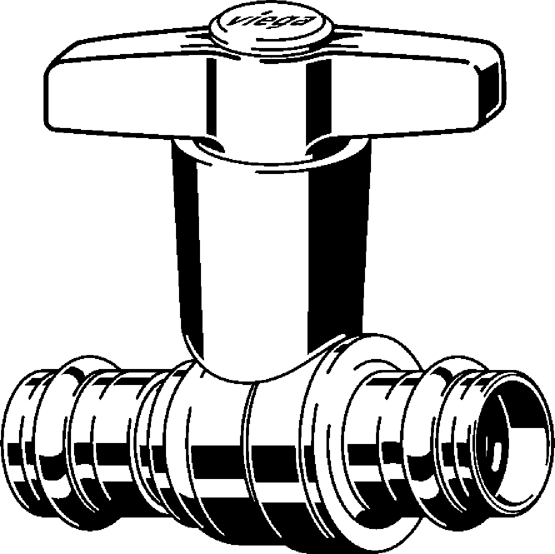 Viega Шаровой кран Easytop 2275CO (746605) 746 605 - Вид №1