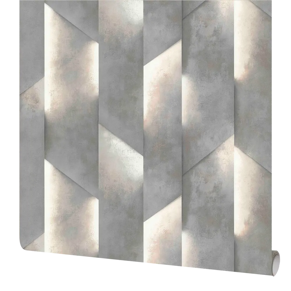 АСПЕКТ РУ Обои Лас-Вегас графитовые с рельефной геометрией 89427228 STLM-1562995