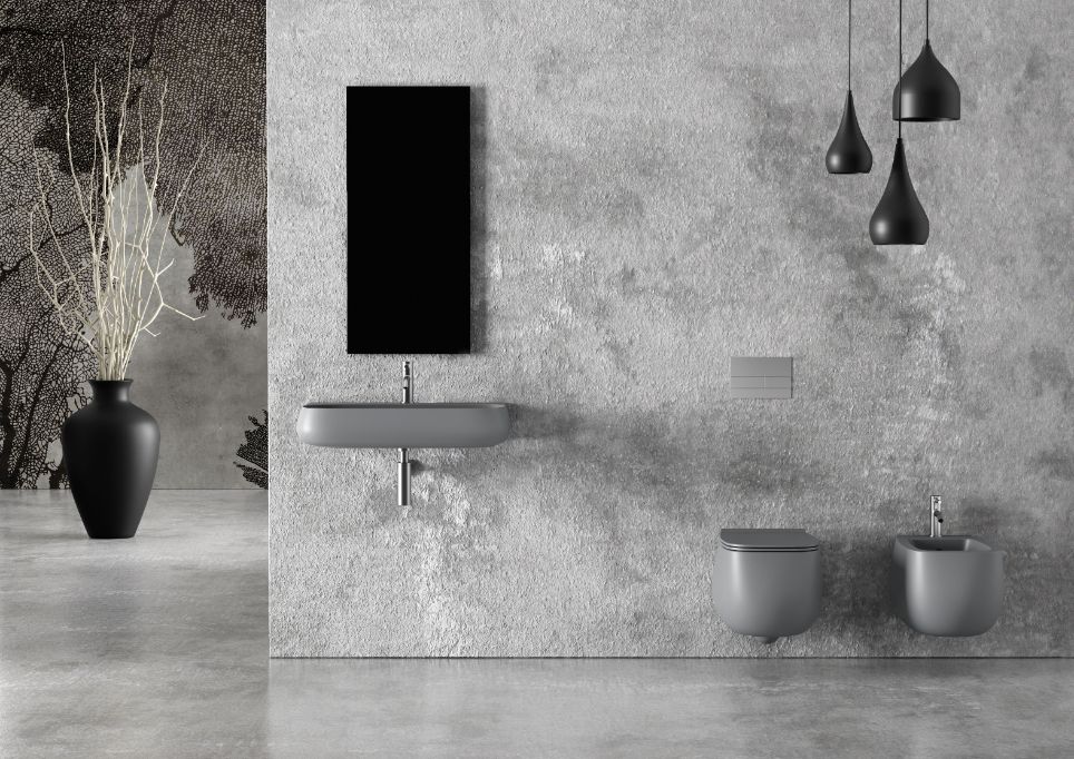 33130101.01 Биде подвесное 550х335х450 мм Alice Ceramica Nur Белый глянцевый - Вид №6