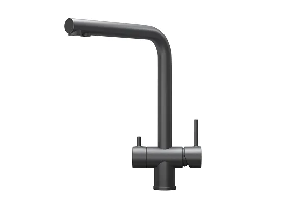 7011, ГРАФИТ МАТОВЫЙ, СМЕСИТЕЛЬ КУХОННЫЙ GRANULA Kitchen Space 7011-ST141 - Вид №1