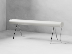 Алюминиевая скамья полотенцесушитель