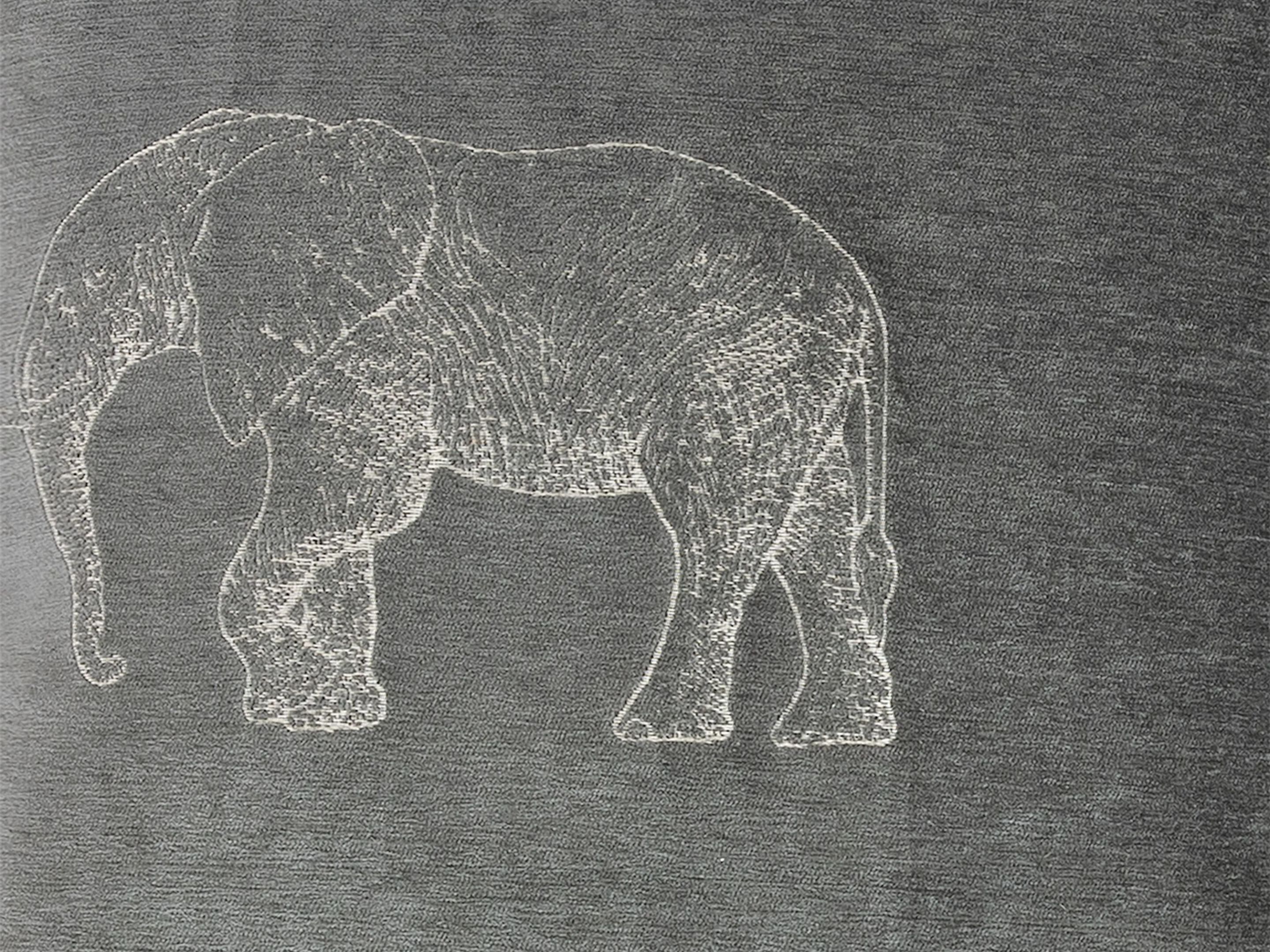 Бархатная вышитая вручную плед MX HOME Саванны ARCH-00100436 - Вид №10