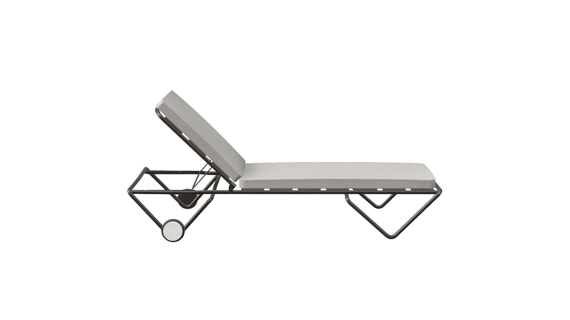 Алюминиевая откидная Садовая кровать с колесами iSimar Barceloneta ARCH-00086631 - Вид №22