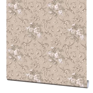 Обои флизелиновые Erismann Elegance коричневые 1.06 м 3499-4 82136407 STLM-2182194
