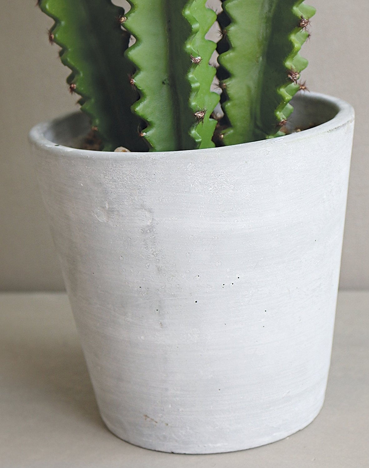 6063 883 a3 Молочай искусственный тригона, горшечный, 100 см, зеленый H-andreas  - Вид №2