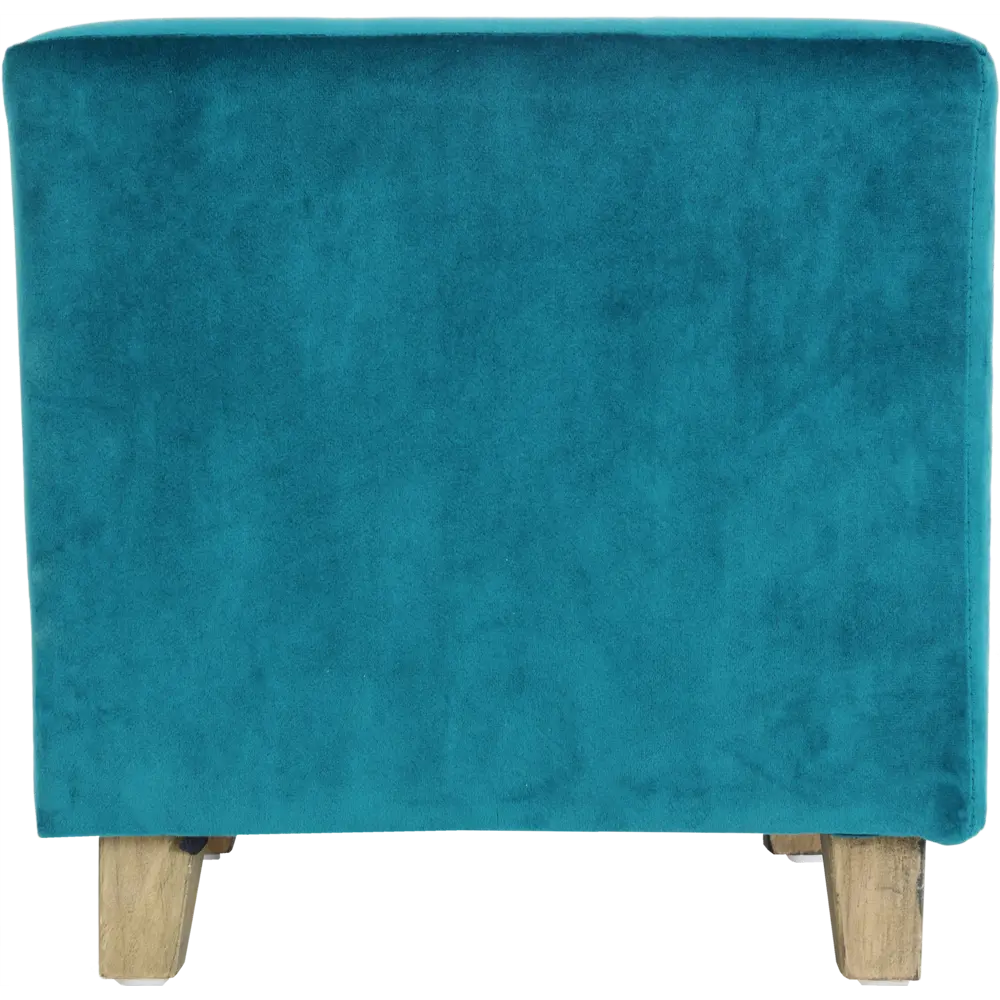 Табурет Atmosphera 35x35 см с обивкой цвет синий STLM-2075637 - Вид №1