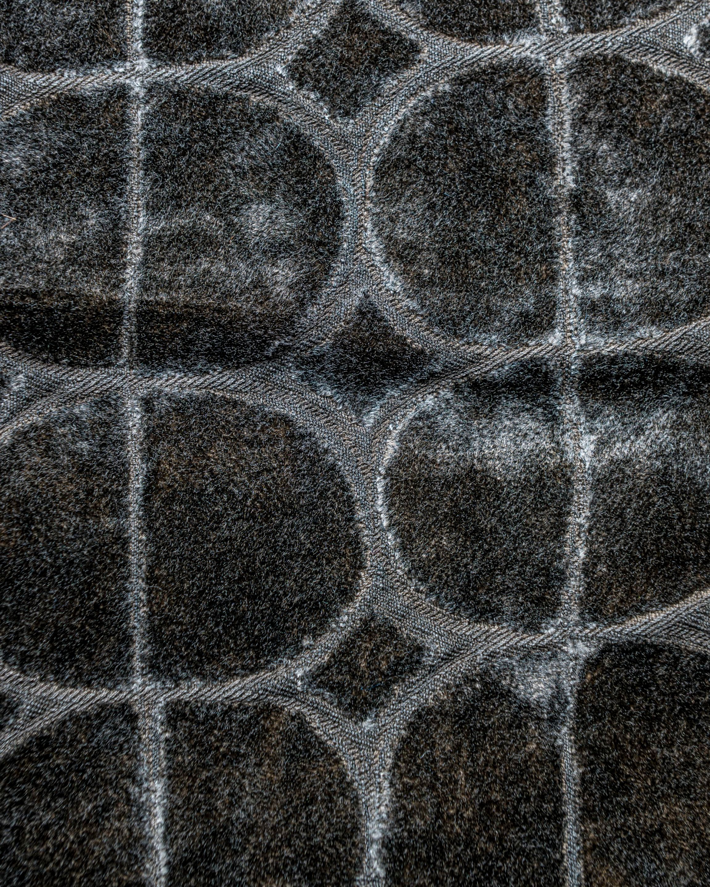 Ткань из вискозы, хлопка и льна с графическими узорами The House of Lyria HALLENCOURT ARCH-00028755 - Вид №2