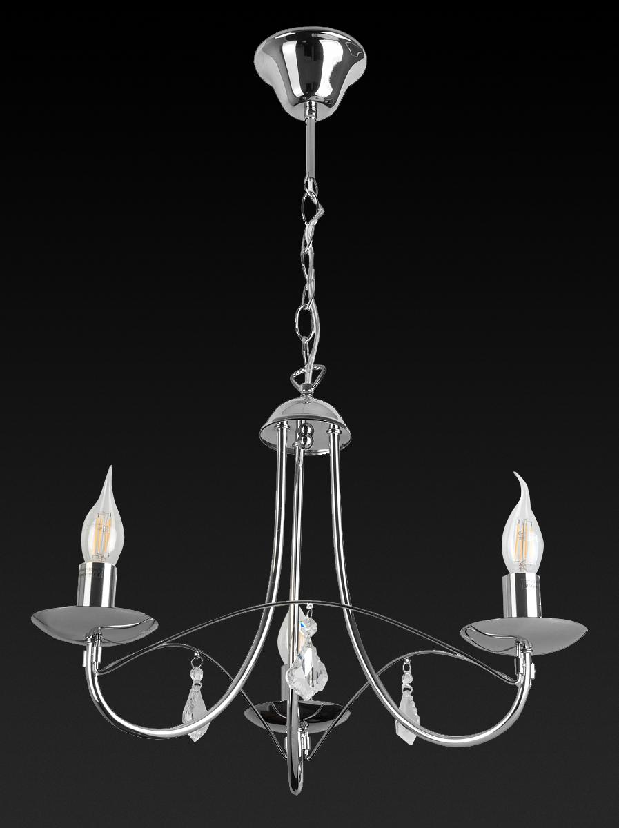 Подвесная люстра Toplight Lily TL6020D-03CH TOPLIGHT LILY 186071 Хром - Вид №2